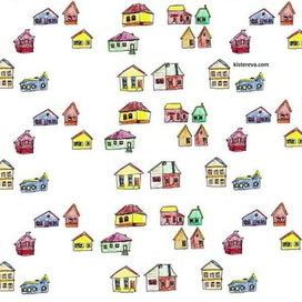 принт "Деревенский"