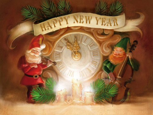 Гномы встречают Новый год