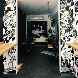 Роспись интерьера (акрил)