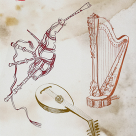 Рисунки для книги "Краткая история классической музыки"