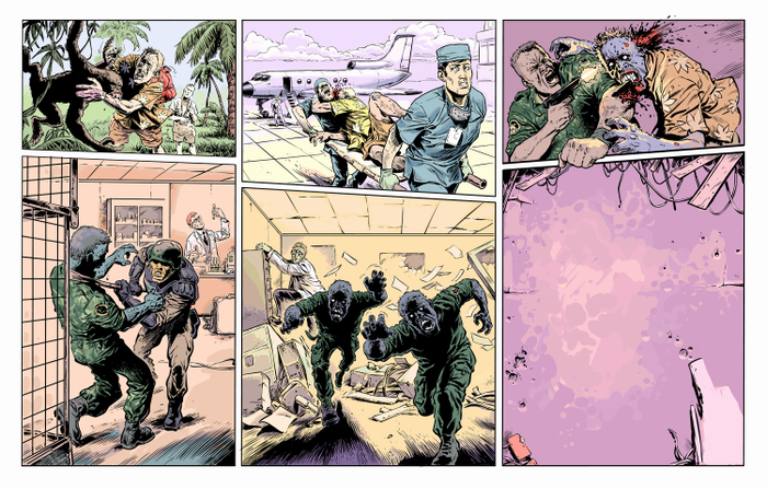 Комикс для квеста в помещении