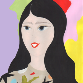 девочка и цвет