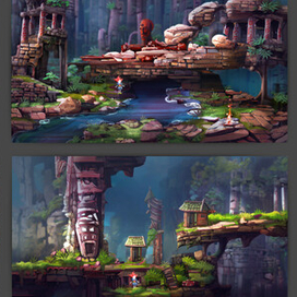 концепт уровня игры