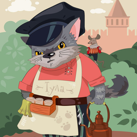 Кот-сбитенщик