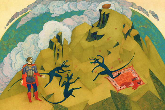 Русские сказки. Заколдованная королевна.