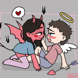 Ангелочек и демонючка