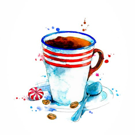 Кофе на берегу моря