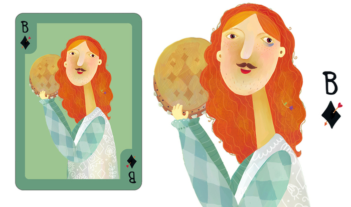 Валет с бубном