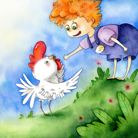 Иллюстрация для сборника детских стихов