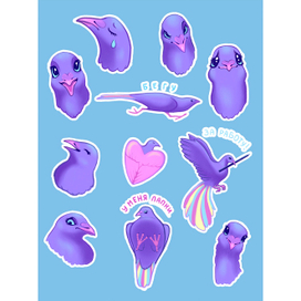 Стикеры голубка