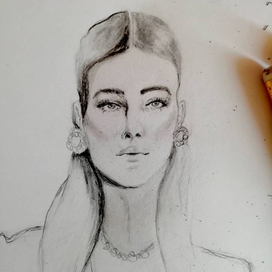 часть фэшн портрета