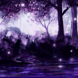 В фиолетовых тонах