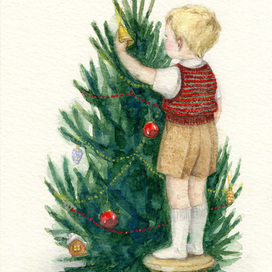 Рождественская открытка