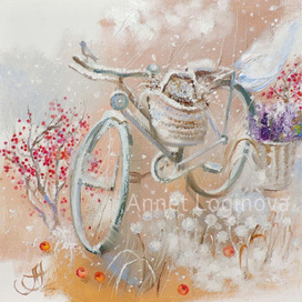 Snow bicycle