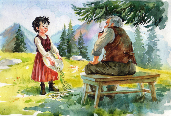 Хайди. Букет для дедушки