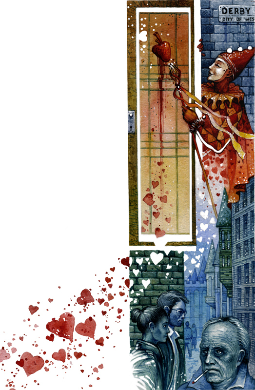 К рассказу Нила Геймана Влюблённый Арлекин