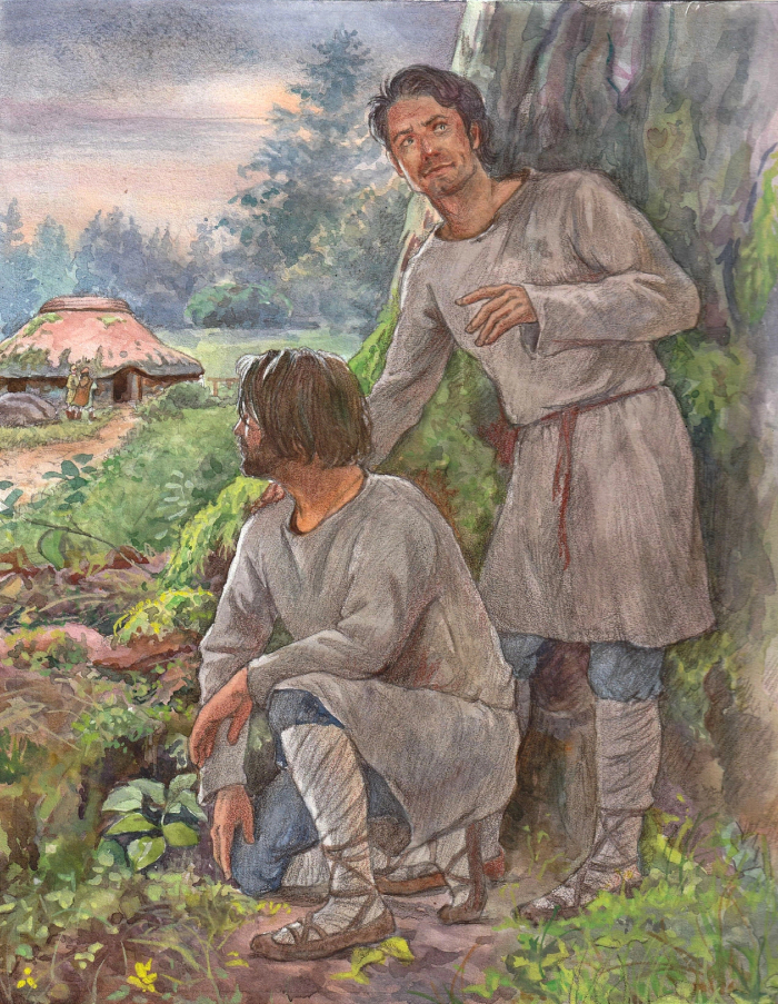 Иллюстрация к роману М. Твена "Янки при дворе короля Артура"