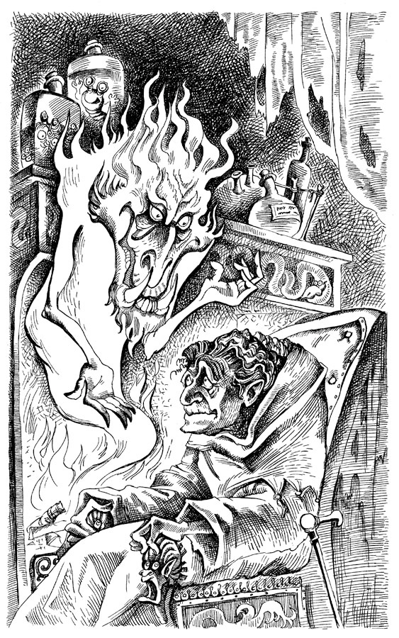 Иллюстрация к книге Д. У. Джонс «Ходячий замок», издательство «Азбука», 2005 г.