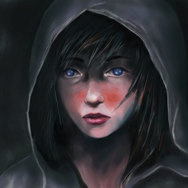 Лицо девушки