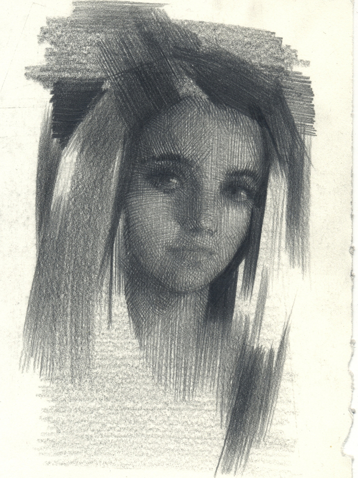 Милена портретная зарисовка