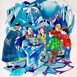 В ледяной пещере