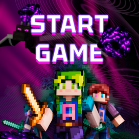 Постер для проекта по Minecraft