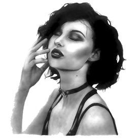 Портретный стикер