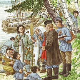 Белая рыба.