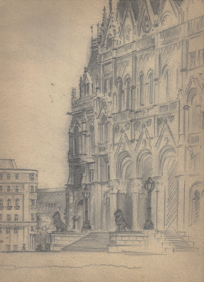 Венгерский парламент.