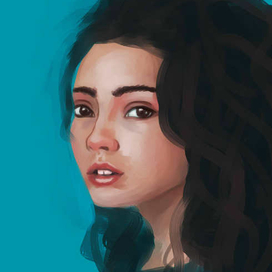 stylized portrait