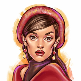 Портрет француженки