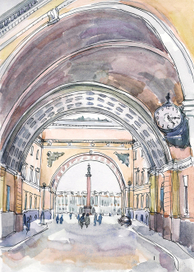 Вид на Дворцовую