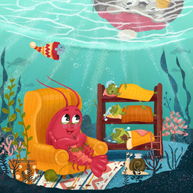 «Ёжик и снежная зима» Для издательство Clever