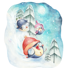 Пингвиньи покатушки