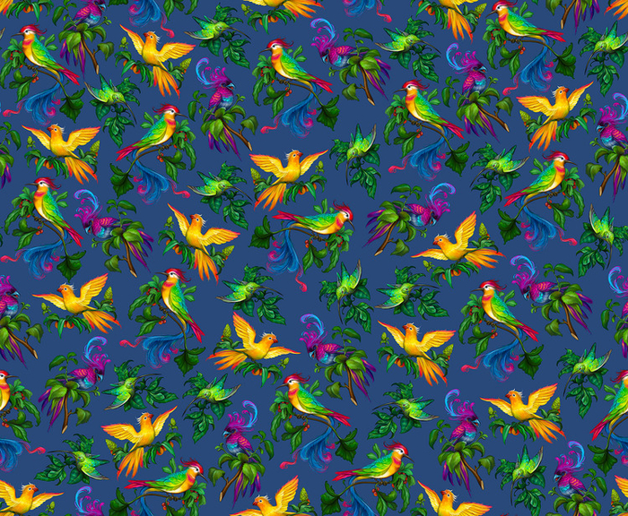Страннные птицы. Декоративный паттерн