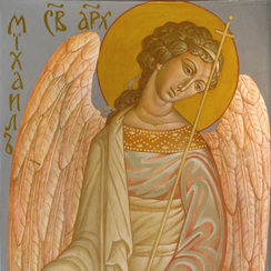 Фреска . Архангел Михаил.