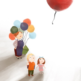 Детская книжная иллюстрация для серии рассказов «Денискины Рассказы»