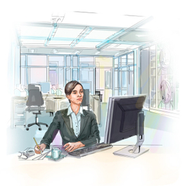 офисный работник