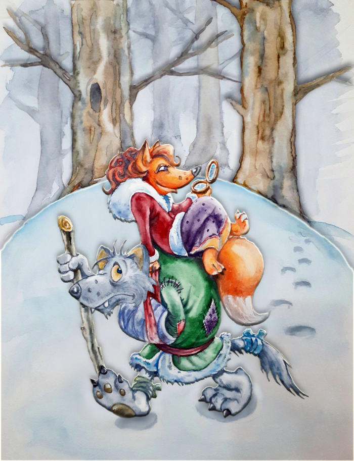 Сказка Волк и Лиса