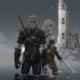 Pixelart The Witcher
