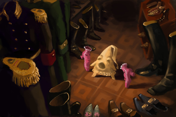 колпак и туфли