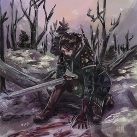 Арт на заказ по игре Ведьмак