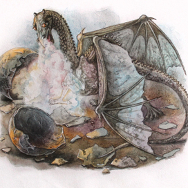 Иллюстрация к роману Дж. К. Роулинг "Гарри Поттер и философский камень"