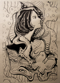 Стилизация натурщицы