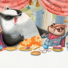 чай с бабушкой и дедушкой