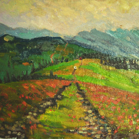 На горе. Лазаревское.