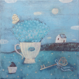 Голубое утро