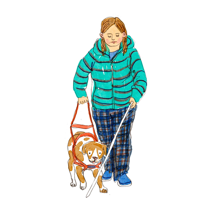 Девушка с собакой