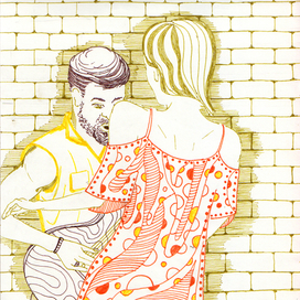 Гитарист и девушка