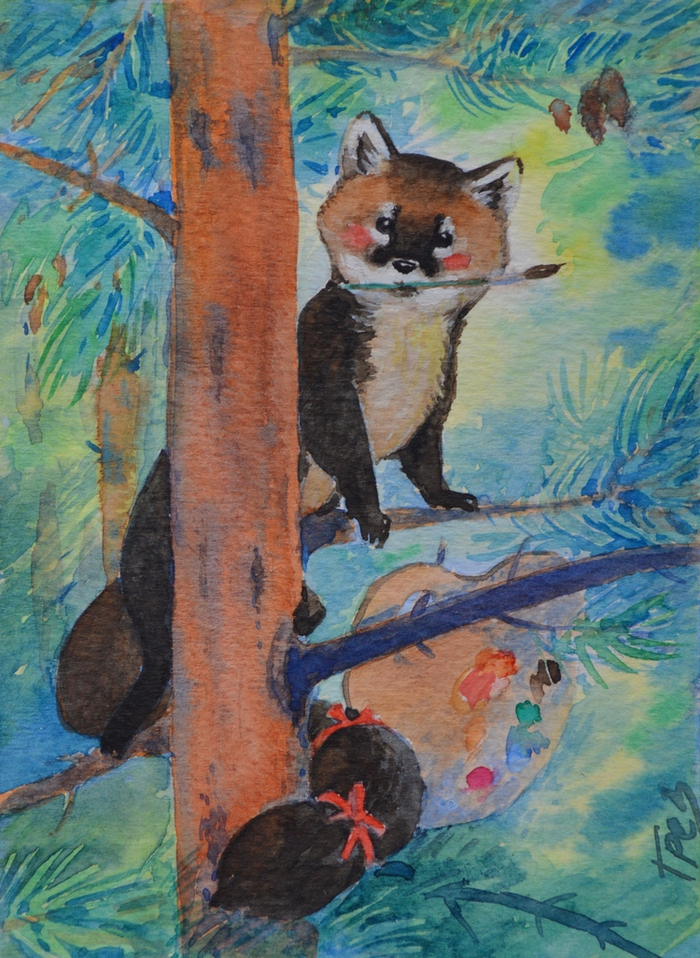 Лелейка на пленере